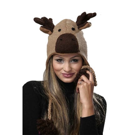 Moose Knitted Hat-0