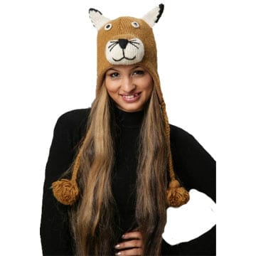 Mountain Lion Knitted Hat-0