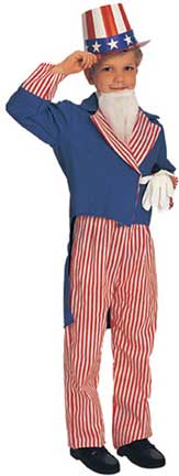 Uncle Sam Children Costume-0