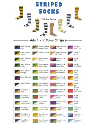 Two Color Stripe Socks-0