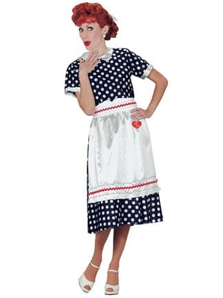I Love Lucy Polka Dot Dress-0