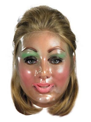 Transparent Young Woman Mask-0