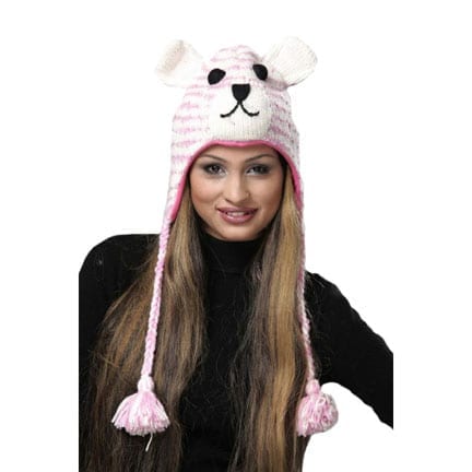 Pink Tiger Knitted Hat-0