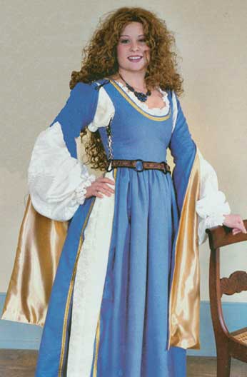 Venetian Gown Adult Costume-0