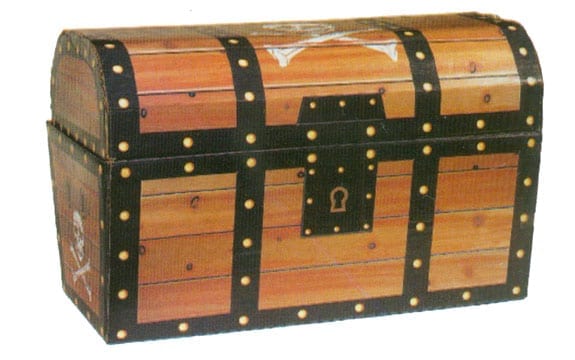 15 Inch Collapsable Treasure Chest-0