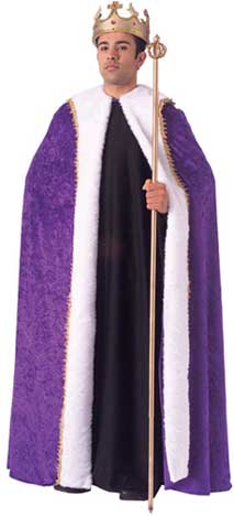 robe king purple velvet costume purim kingly adult party queen celebrate dress partyideapros amazon