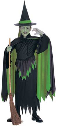 Wicked Witch - Childrens Costume-0