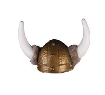 Deluxe Viking Hat with Attached Fur-0