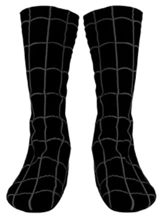 Spiderman Black Adult Boot Covers-0