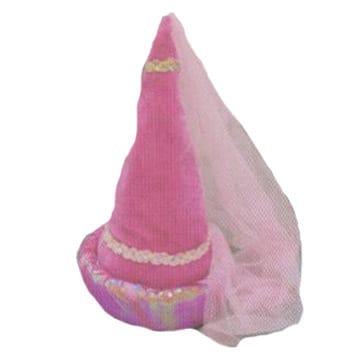 Velvet Pink Princess Hat-0