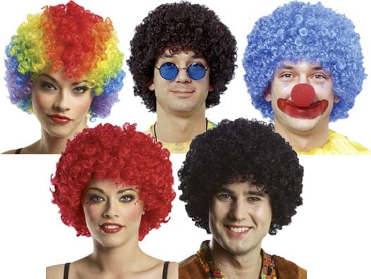 Clown Afro Wig-0