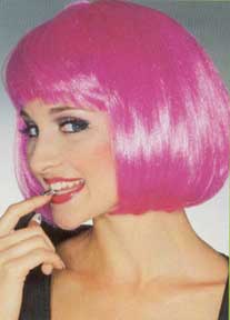 Super Model Wig - Pink-0