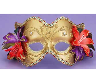 Venetian Mask With Flowers-0