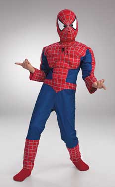 Spiderman 2 Children Muscle Costume-0