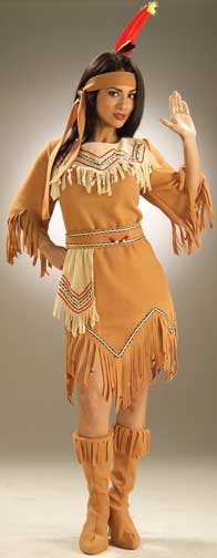 Native American Maiden Adult Costume-0