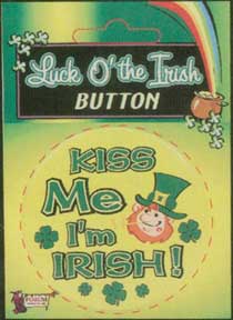 Kiss Me I'm Irish Button-0