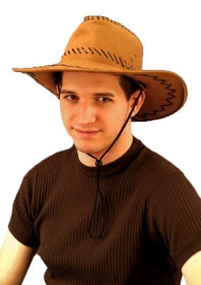 Suede Cowboy Hat-0