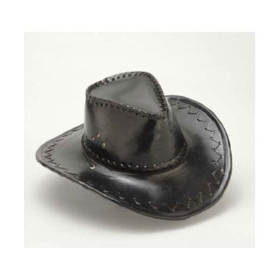 Leather Cowboy Hat-0