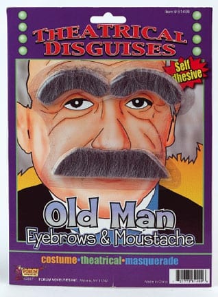 Old Man Eyebrows & Moustache-0