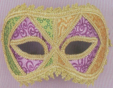 Venetian Mardi Gras Half Mask-0