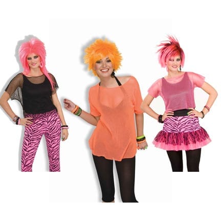 Mesh Top - Pink Orange - Costume Holiday House