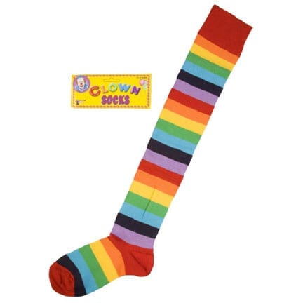 Multi Color Clown Socks-0