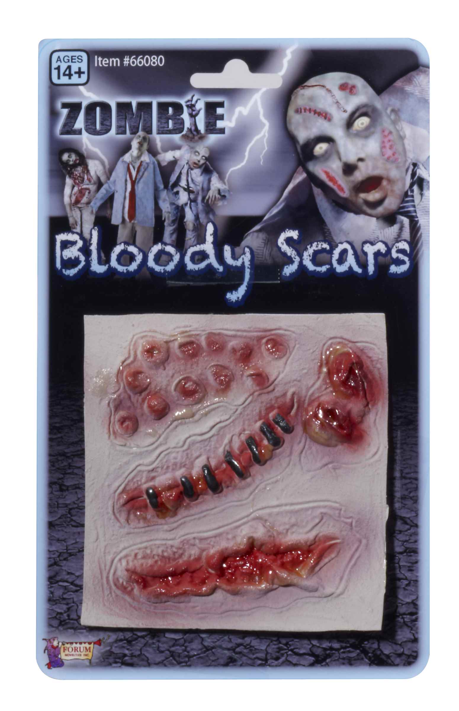 Zombie Bloody Scars - 3 wounds-0