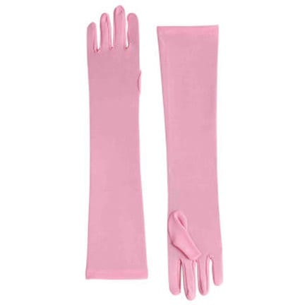 Long Pink Gloves-0