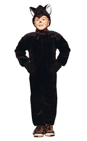 Black Cat Plush Costume-0