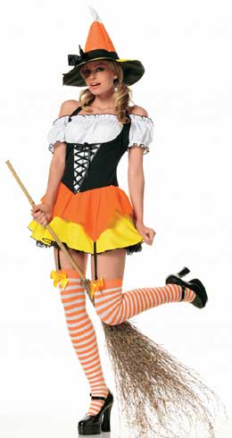 Kandy Korn Witch Adult Costume-0