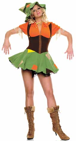 Cutie Scarecrow Adult Costume-0