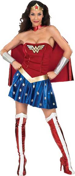 Sexy Wonder Woman Adult Costume-0