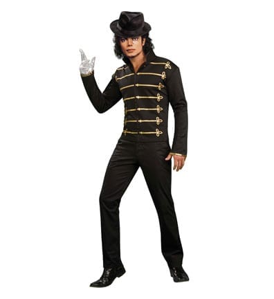 Michael Jackson Black Printed Jacket-0