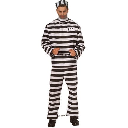 Prisoner Man Adult Costume-0