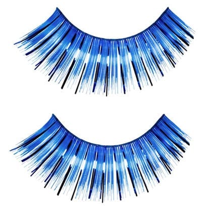 Blue Tinsel Eyelashes-0