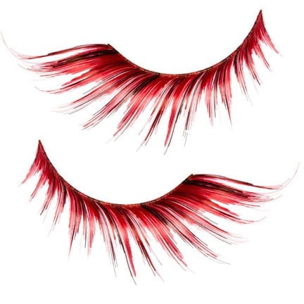 Feather Lashes Red-0