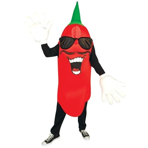 Chili Pepper Waver Mascot Costume-0
