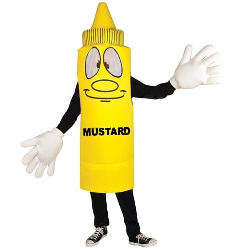 Mustard Waver Mascot Costume-0
