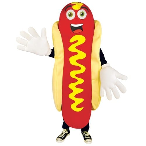 Hot Dog Waver Mascot Costume-0