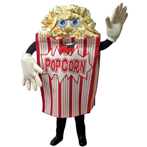 Popcorn Waver Mascot Costume-0