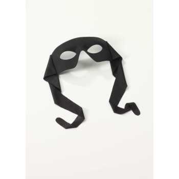 Black Masked Man Mask with Ties-0