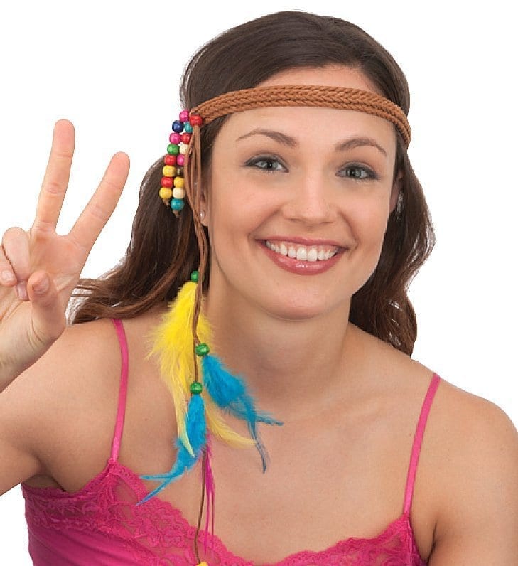 Hippie Braided Headband - Costume Holiday House Hippie Braided Headband - Costume Holiday House
