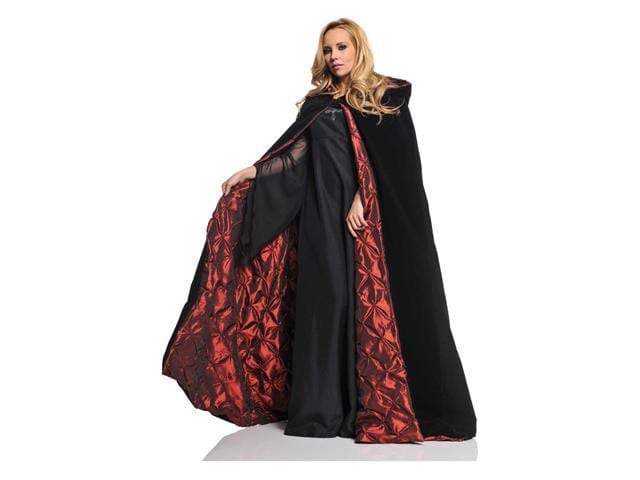 63 inch Deluxe Velvet Cape with Satin Lining - Costume Holiday House