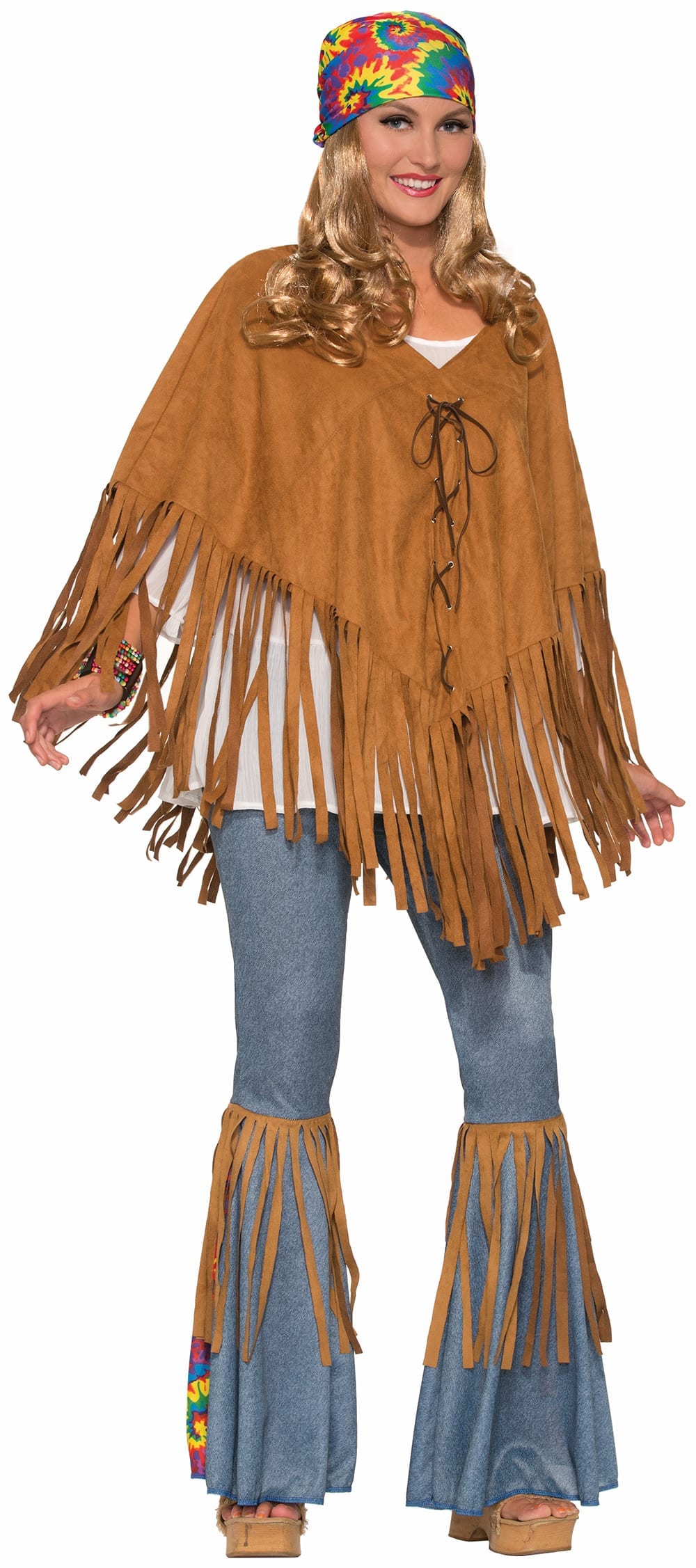 Unisex Suede Poncho - Costume Holiday House