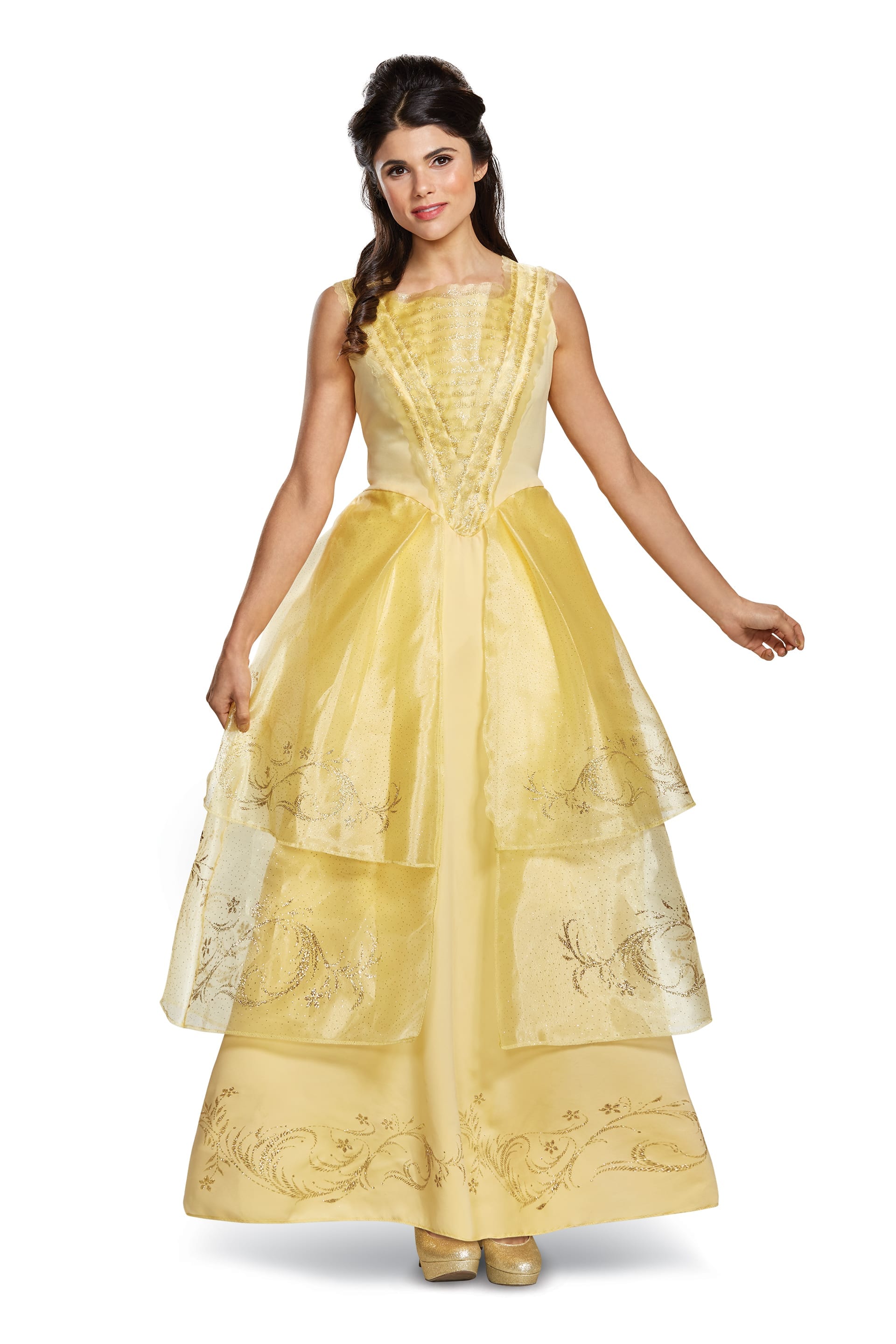 Belle Ball Gown Gold Costume Holiday House