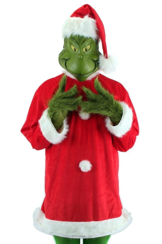 Dr. Suess Grinch - The Grinch Santa Costume Deluxe-0