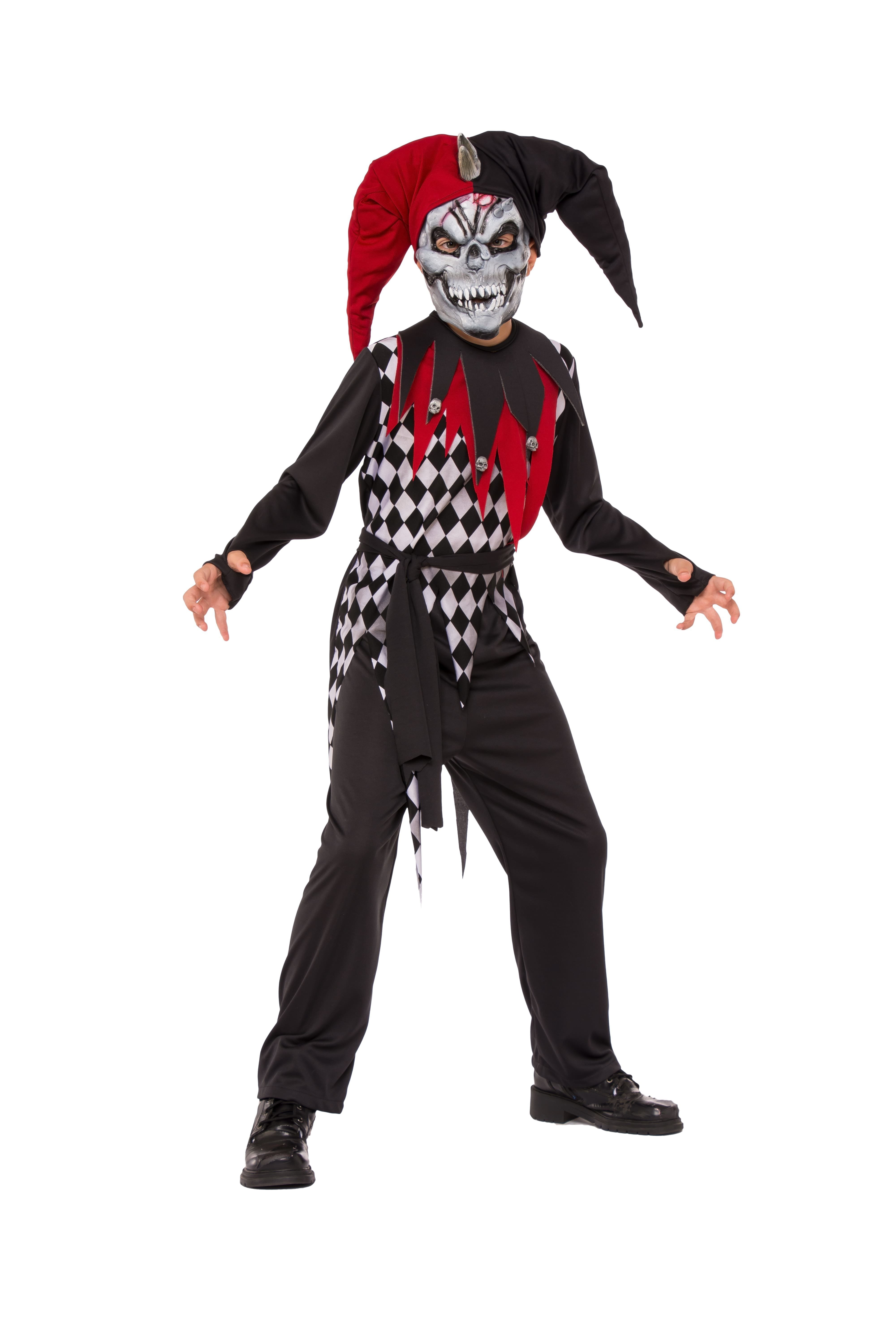 Evil Jester Children's Costume -0