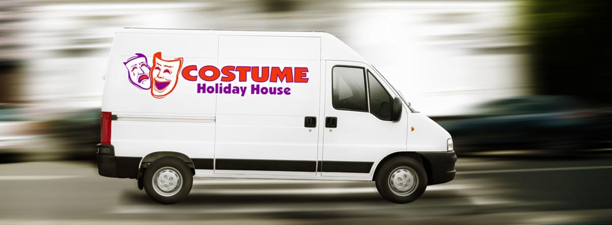Delivery Van: Costume HOliday house.