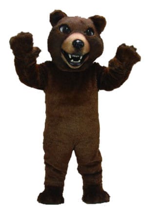 Brown Grizzly Mascot-0
