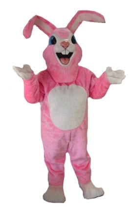 Pink Rabbit Mascot-0